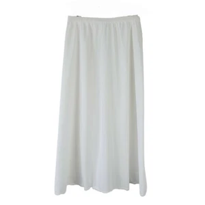 Vintage Kayser Half Slip White Sheer Nylon Tricot USA 1980's USA Lace Trim EUC - Picture 1 of 7