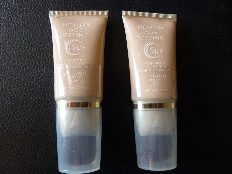 Revlon Age Defying SPA Foundation / Makeup - FAIR  #001 - TWO New / Sealed - Image 1 of 1