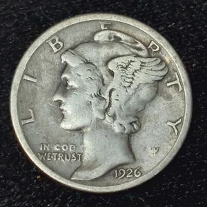 1926-S Mercury Silver Dime ~ SCARCE DATE ~ VF-XF DETAILS - Picture 1 of 2