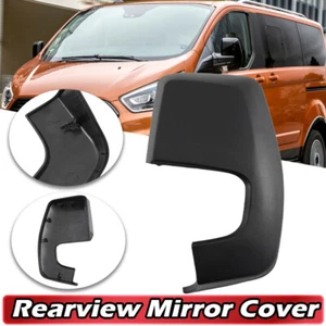 Tapa de cubierta de espejo retrovisor lateral izquierdo negro mate para Ford Transit Custom 2012~23 montaje - Imagen 1 de 14