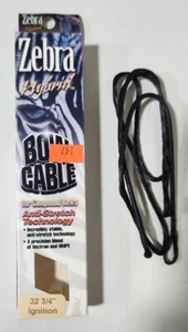 Zebra Hybrid Bow Cable 32-3/4" BLK/BLK Ignition - Picture 1 of 2