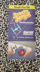 Vintage Star Wars Empire Strikes Back PRESTO MAGIX Rub On Playset American Pub - Picture 1 of 4