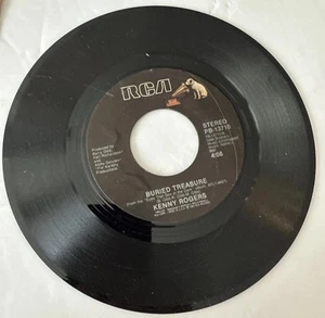 KENNY ROGERS : THIS WOMAN / BURIED TREASURE VINYL 45 RCA VG - Picture 1 of 2