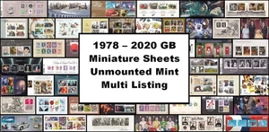 Hojas miniatura GB 1978-2020 UM MNH - Anuncio múltiple - Imagen 1 de 178