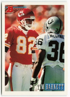 1993 Tim Barnett Bowman - Kansas City Chiefs - Image 1 of 2