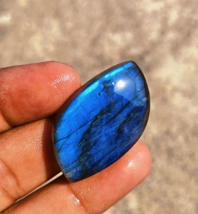 Piedra preciosa suelta cabujón de lujo multi fuego labradorita natural de 61 quilates - Imagen 1 de 5