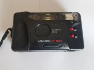 Samsung AF 480R 35mm Film Point & Shoot Camera Black Auto Focus Tested - Picture 1 of 6