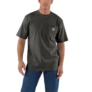 Carhartt K87 Mens Loose Fit Heavyweight Pocket T-Shirt Short Sleeve 2XL-Tall - Picture 1 of 1