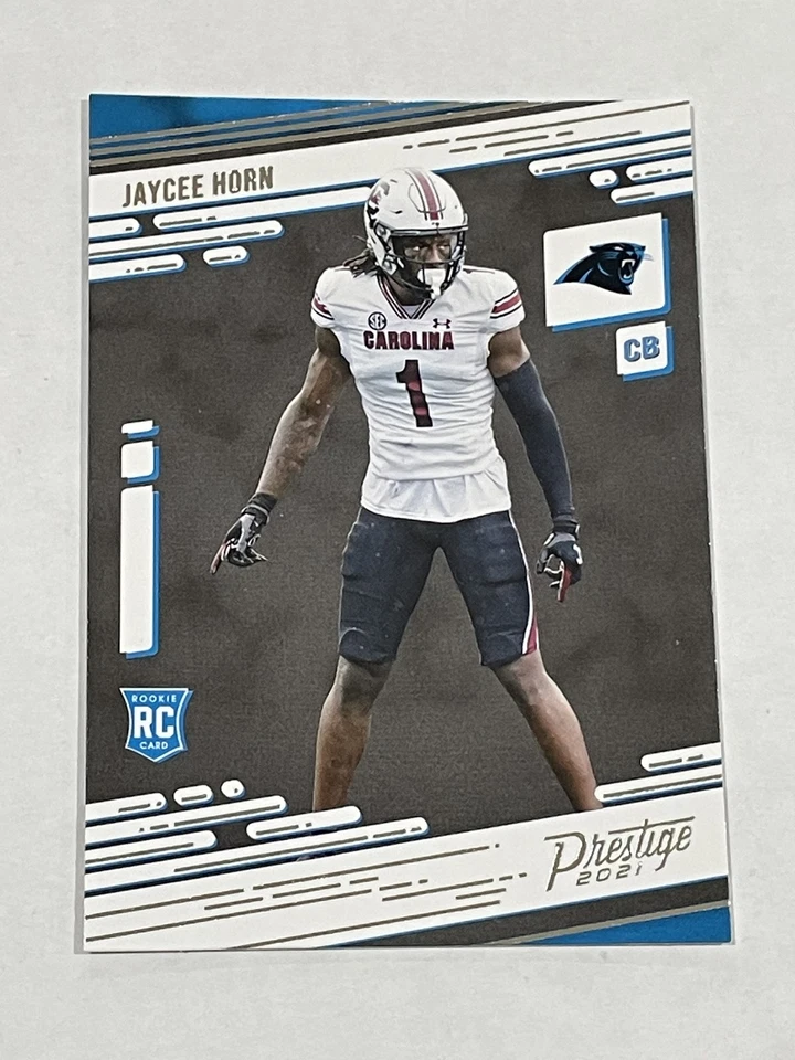 2021 Panini Prestige Football #246 - Jaycee Horn RC - Carolina Panthers - Image 1 of 2