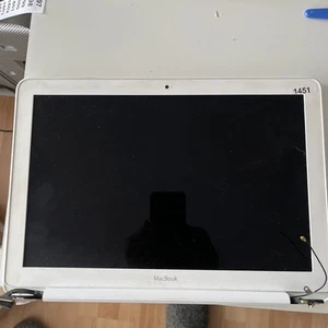 Apple MacBook A1342 13.3" 2009 LED LCD Screen Lid Complete Full Assembly 1451 - Bild 1 von 2