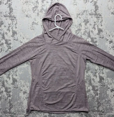 Danskin Hoodie Women's Medium Purple Heather Soft Yoga Workout Athleisure GUC - Image 1 of 4