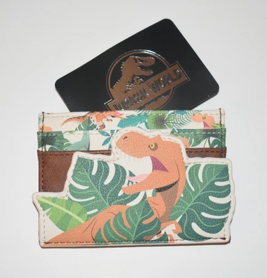 NWT Bioworld Jurassic Park World Tropical T-Rex Card Holder Wallet BoxLunch Exc - Image 1 of 4