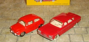 FIAT 600 D  & CHEVROLET CORVAIR CARS - DINKY TOYS REPRODUCTIONS  DeAGOSTINI - Picture 1 of 12