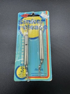Vintage Les Davis Sinker Release Size 3 Chrome Trolling Fishing NOS - Picture 1 of 2