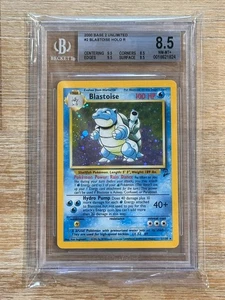 Blastoise Pokemon Base Set 2 Holo Rare 2/130 BGS 8.5 - Picture 1 of 2
