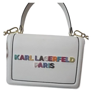 KARL LAGERFELD PARIS Legacy Simone Crossbody weiß - hat kosmetische Probleme - Bild 1 von 11