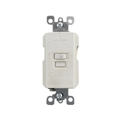 LEVITON 8590-W GFCI SMARTLOCK GFI, FEED THROUGH, 20A, 125V, WHITE - Image 1 of 4