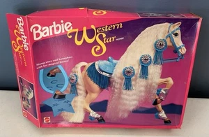 Barbie Western Star Horse #10311 vintage 1993 - completa con scatola - Foto 1 di 10
