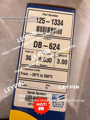 1PC  AGILENT GAS CHROMATOGRAPHIC COLUMN 125-1334 DB-624#ytd - Image 1 of 3