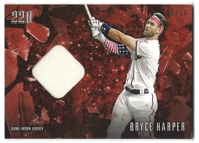 2018 Topps x Bryce Harper 220: Second to None - Bryce Harper #BH-R6C Red 2/10 - Image 1 of 2