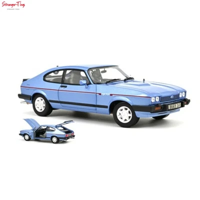 NOREV 182764 - 1/18 FORD CAPRI MK.III 2.8 INJECTION RHD PARIS BLUE 1984 - Image 1 of 4