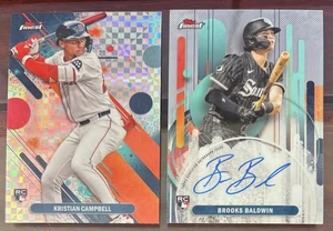 2025 Topps FINEST Baseball Base + Inserts +Serials + AUTOs: U Pick, 35 Cent Ship - Imagen 1 de 1