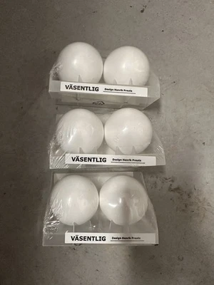 IKEA Vasentlig, Globo Juego de 2 Tapas X 3 Paquetes 6 Tapas en Total Foto 1 de 3