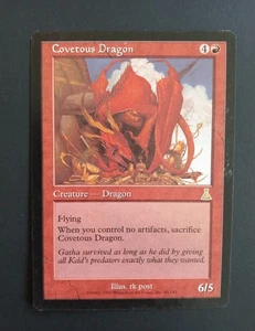 MTG Covetous Dragon Urza's Destiny 80 Rare Magic the Gathering MP - Picture 1 of 4