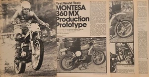 1976 Montesa 360 MX Prototype 7pg Test Article - Picture 1 of 1