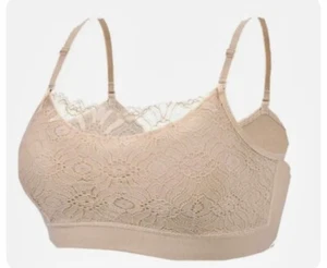 NWT Coobie Lace Cami Bralette - One size - Nude Color - Picture 1 of 4