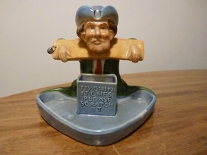 RARE 1960'S PORCELAIN PUB NOVELTY MATCHBOX HOLDER & STRIKER VICTORIAN IN STOCKS - Picture 1 of 10