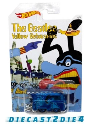 Nuevo/Sellado Hot Wheels 2015 KOOL KOMBI #6/6 Beatles Submarino Amarillo ¡Envío Gratis! Foto 1 de 4
