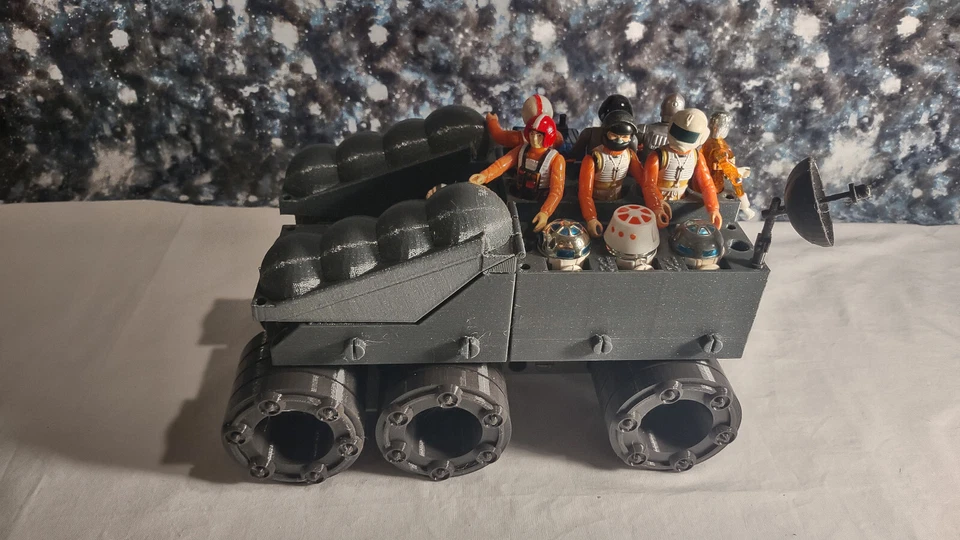 Transporte de tropas para figuras de acción de la Guerra de las Galaxias de 3,75 pulgadas ruedas tanque vehículo coche Foto 1 de 4