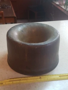 Vintage 1890's? Brass and Porcelain (Enamel) Spittoon 2-piece set - Picture 1 of 11