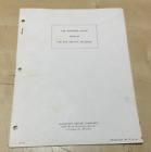 Vintage Original Hammond Organ Manual For Service Engineer Introductory 11 Pgs