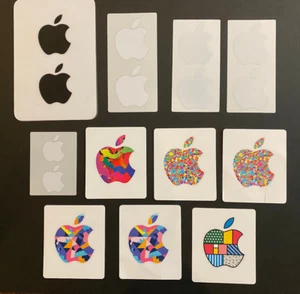 Lot of Genuine Apple Logo Stickers Decals - Picture 1 of 8