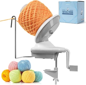 Yarn Ball Winder for Crochet & Knitting, 3.5oz Cake Maker, Low Noise - Picture 1 of 11