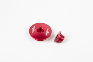 TRX 400EX 400X 300EX Engine Plug Kit Billet Aluminum Red Armat by Alba Racing - Picture 1 of 3