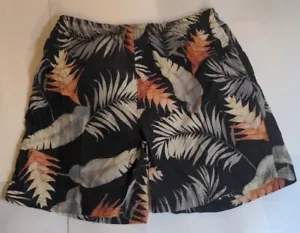 Caribbean Blues Badehose Shorts Herren Large gefüttert Fischgrät schwarz pink grau - Bild 1 von 4