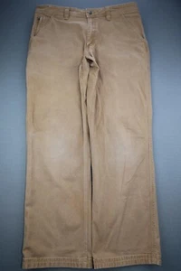 Pantalones utilitarios para hombre Duluth Trading Flex manguera contra incendios marrón talla 38x32 (MSR 37x29) - Imagen 1 de 9