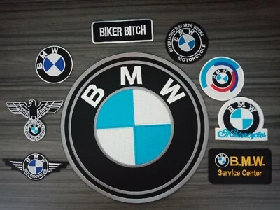 Patches Logo BMW Motor Sport Racing Car Motorcycles Bike Iron or Sew on Jacket  - Image 1 of 4