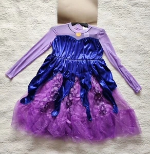New Disney little Mermaid Villains Ursula dress/ Halloween costume, size 7/8 - Picture 1 of 7