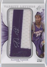 2008-09 SP Authentic Varsity Letters Veterans Full Name /7 Alando Tucker Auto