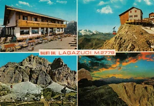 NG1429 - LAGAZUI BELLUNO - GREETINGS FROM 4 PICTURES TRAVELED 1969 - Picture 1 of 1