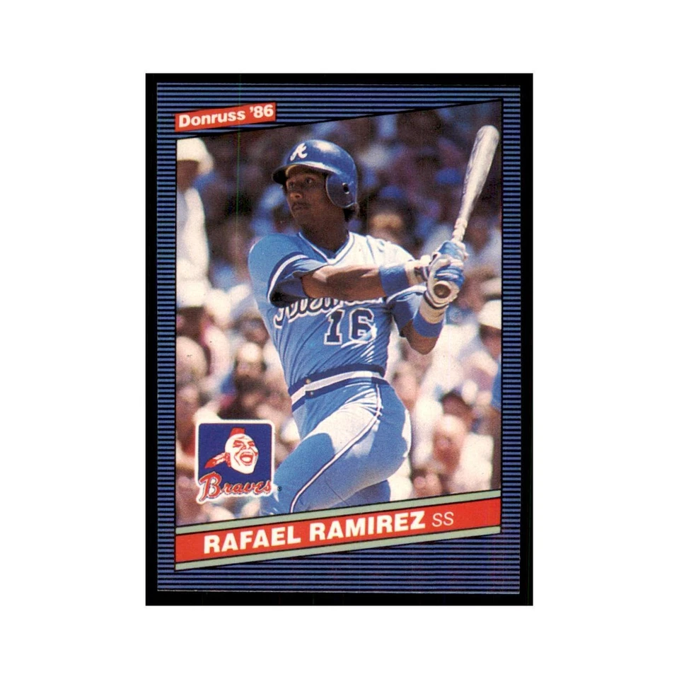 1986 Donruss Rafael Ramirez Braves #263 - Image 1 of 3