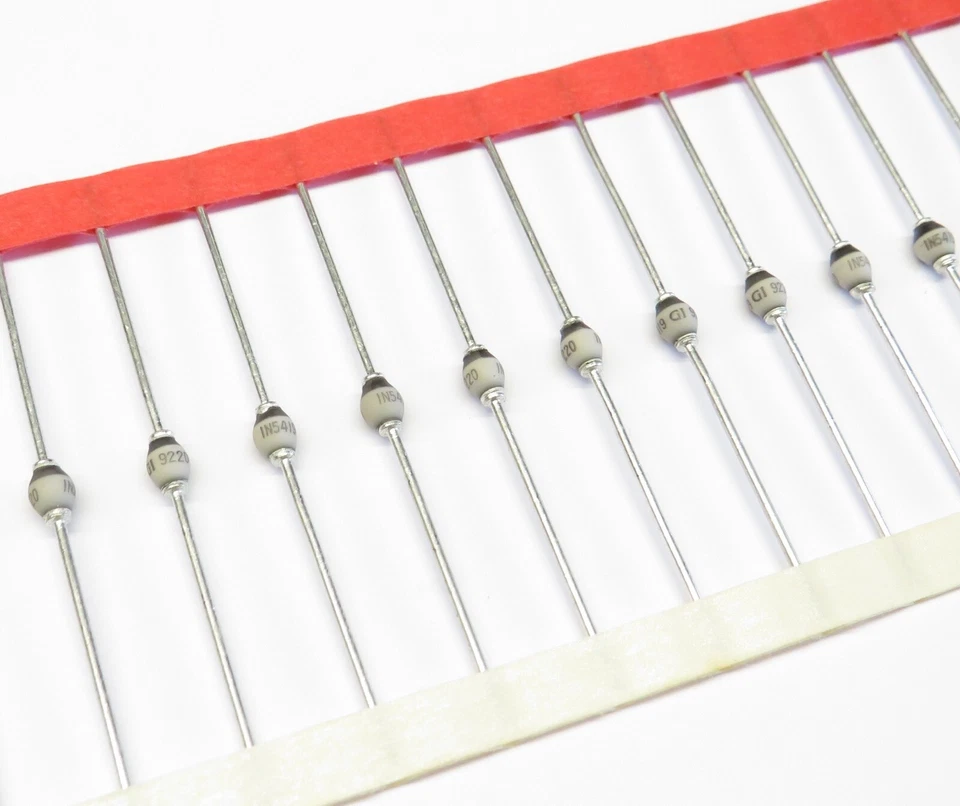 10 Stück 1N5419 Fast Avalanche Sinterglass Diode 500V 3A, General Instrument - Bild 1 von 1