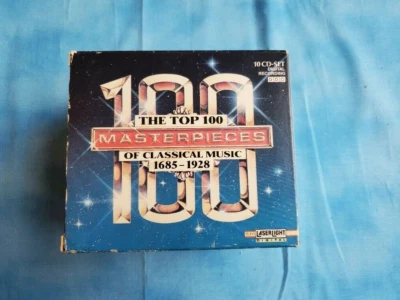 The Top 100 Masterpieces of Classical Music (CD, Jul-1994, 10 Discs, Laserlight) Foto 1 de 4