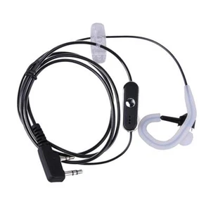 2 Pin Walkie Talkie Earpiece Headset PTT MIC for KENWOOD Retevis HYT - Zdjęcie 1 z 3