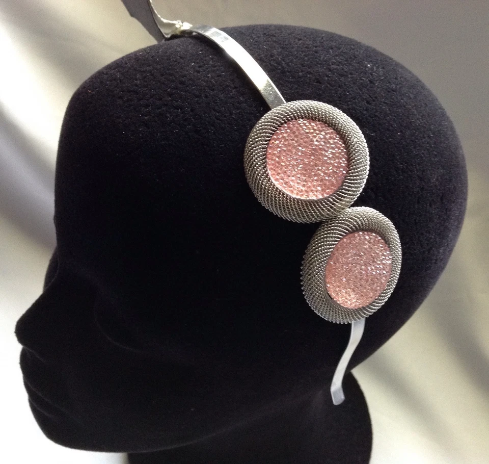 Diadema de piedra acrílica rosa LuLu - Nueva Foto 1 de 2