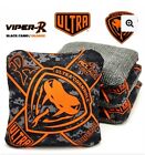 Ultra Viper R - Black Camo Orange Cornhole Bags 2024 ACL Pro Stamped